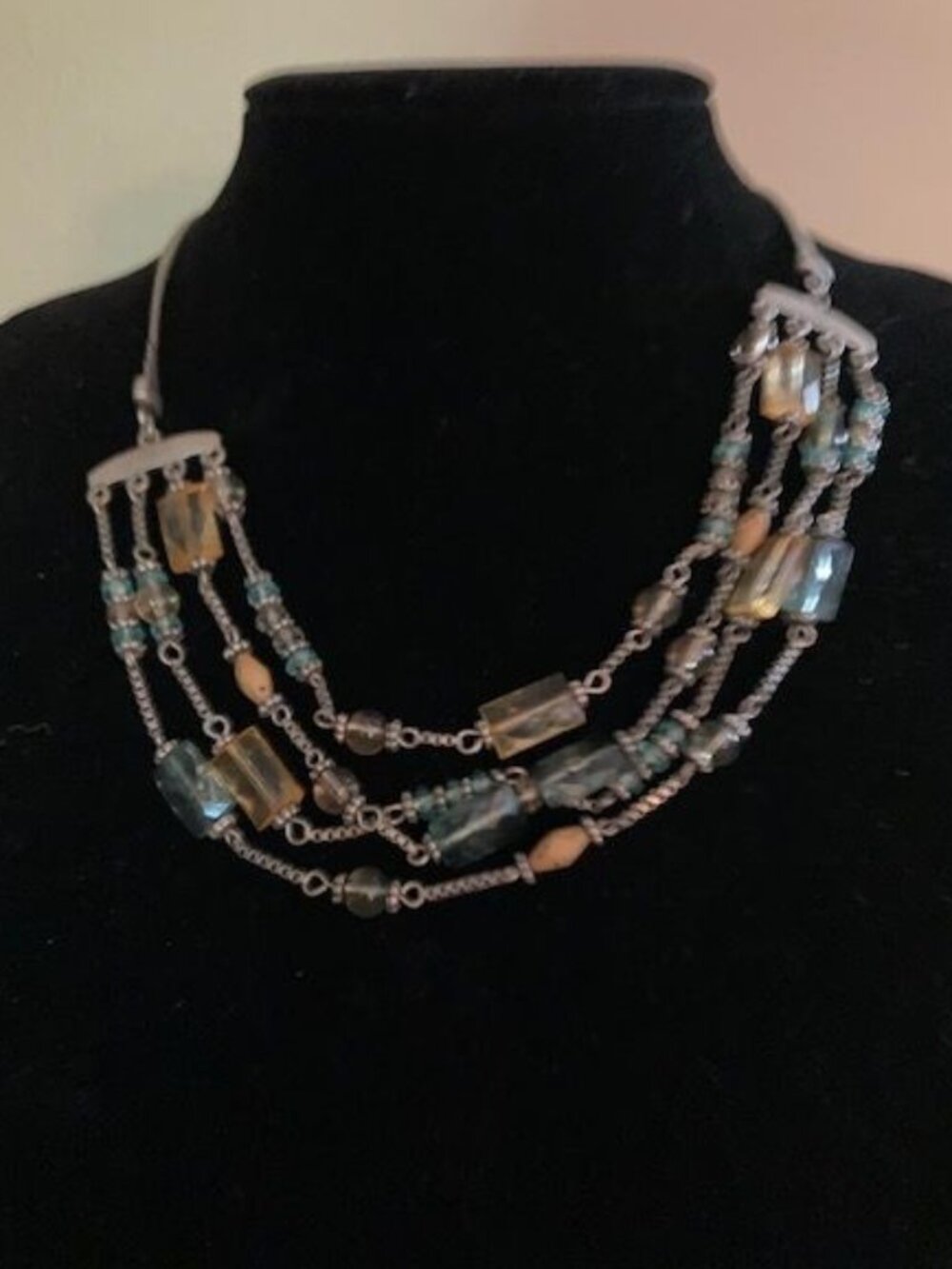 Multi-Strand Beaded Necklace
